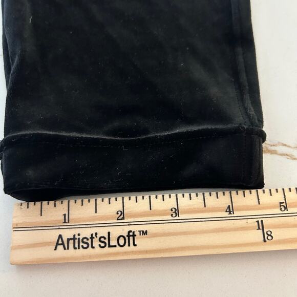 Spanx Pants Leggings Velvet Black SZ2X Pull-on Straight Leg High Rise Slimming - Picture 9 of 9